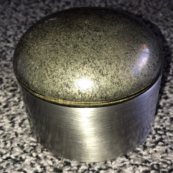 Kendra Scott Decorative Antique Silver Box Pyrite - Picture 2 of 8